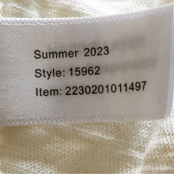 Marine Layer Dylan Smocked Tank Antique White XL - Picture 10 of 12